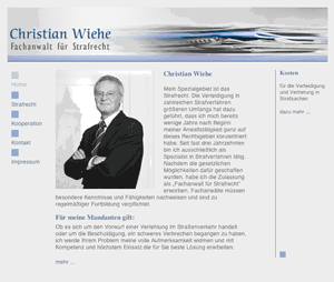 Christian Wiehe Webseite